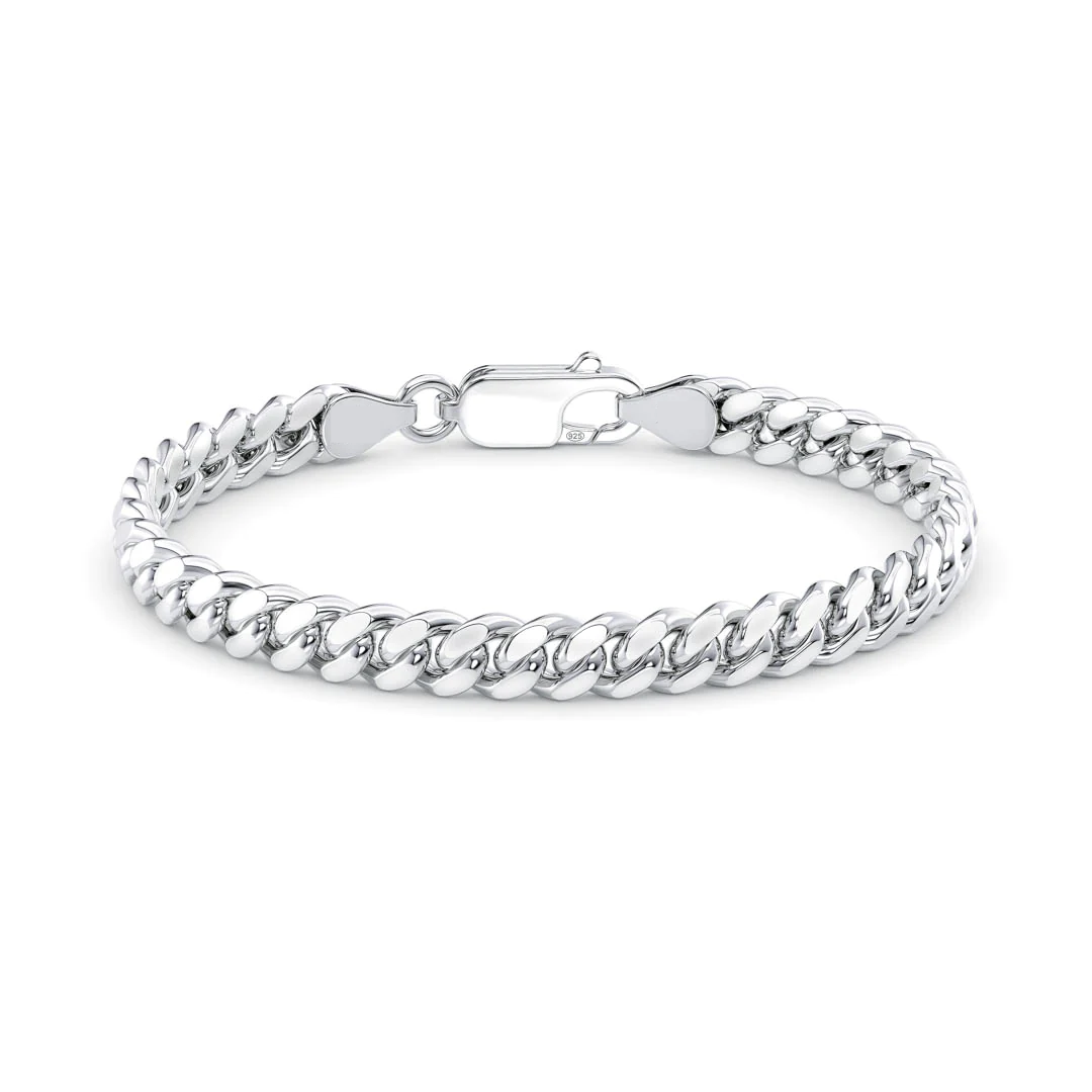 Sterling Silver Miami Cuban Bracelet