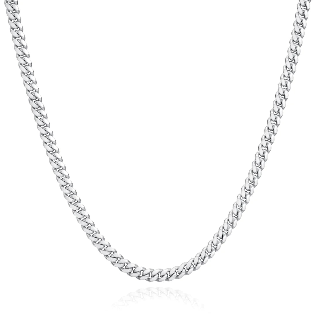 Sterling Silver Miami Cuban Necklace