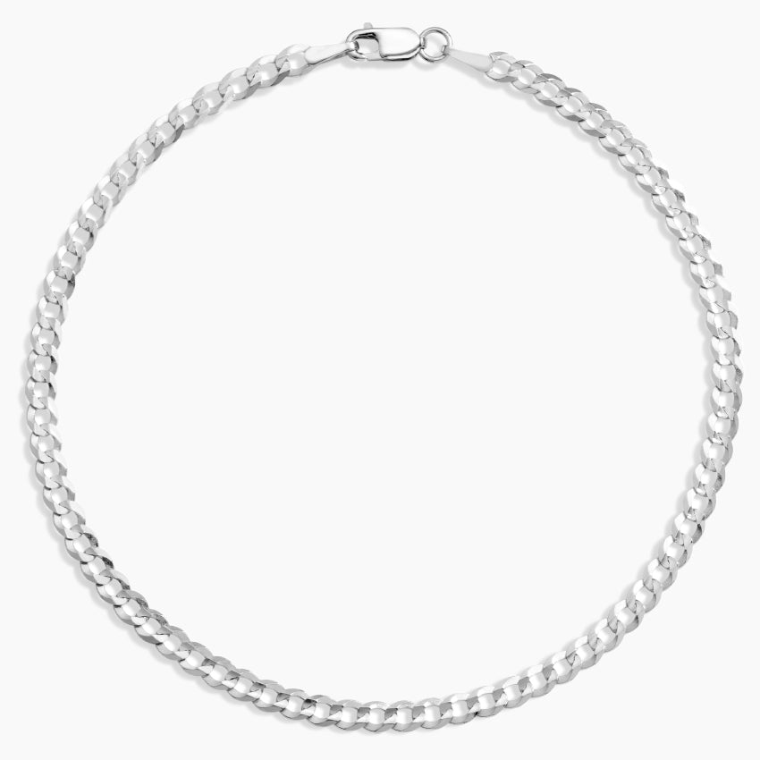 Sterling Silver Curb Bracelet