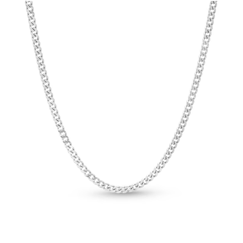Sterling Silver Curb Necklace